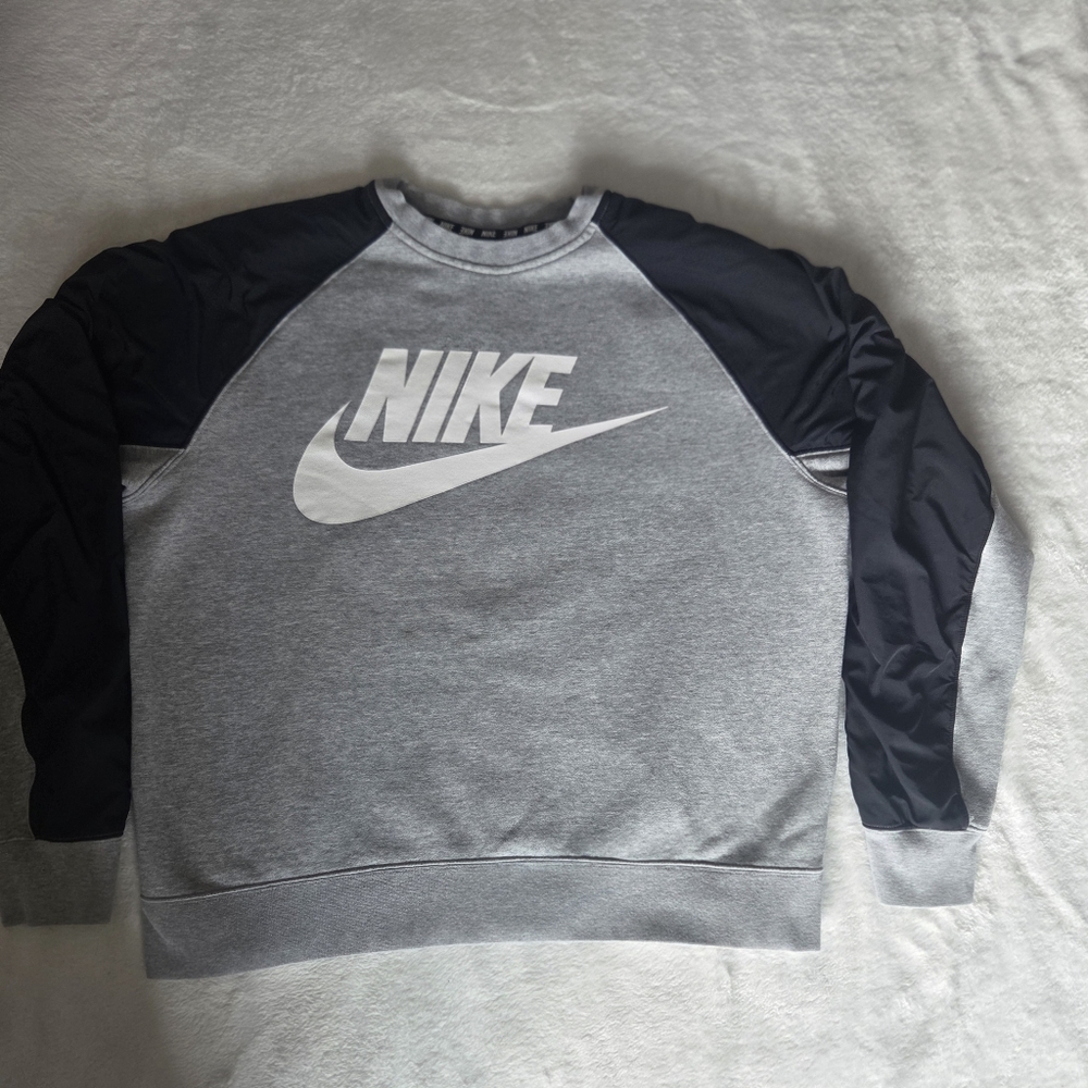 NIKE MEN'S SPORTSWEAR HYBRID FLEECE CREW SWEATSHIRT Size‎ MED